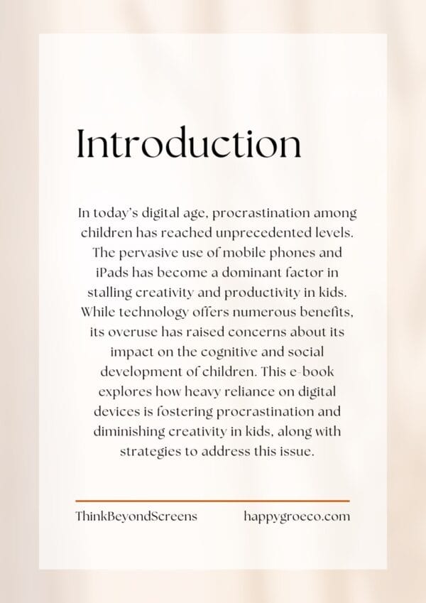 How to overcome Procrastination in kids